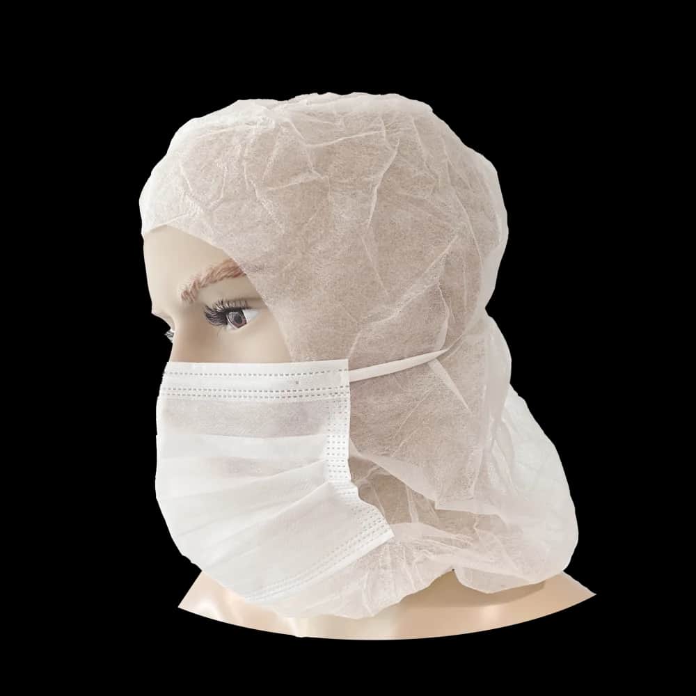 55-601 Disposable Astro Cap met mondmasker PP