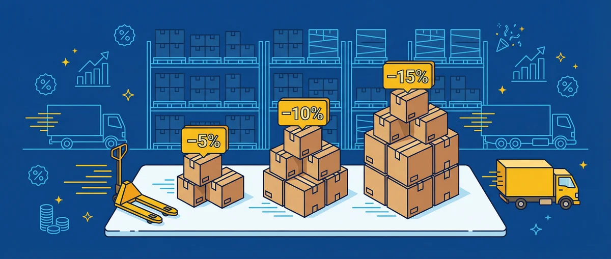 Meer bestellen, {{minder betalen}}