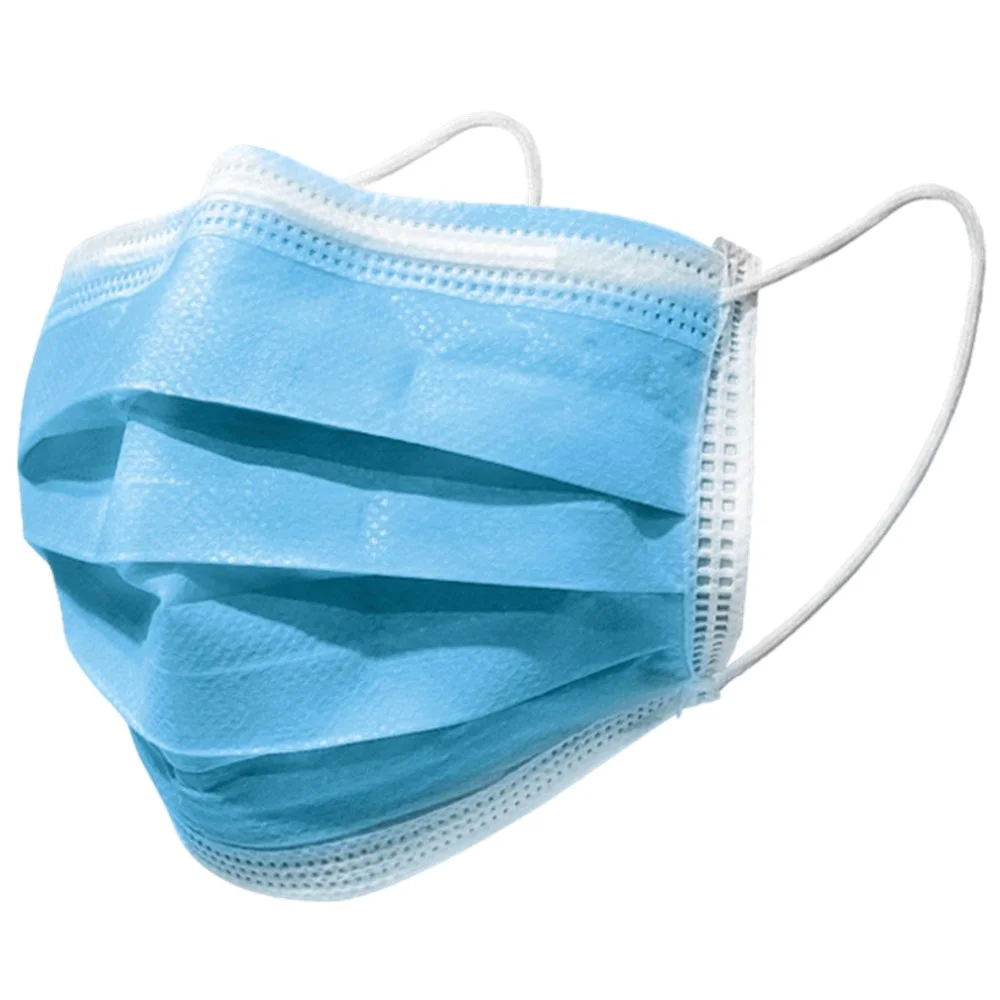 Surgical mask 3-ply EN14683 Type IIR bl. - productafbeelding