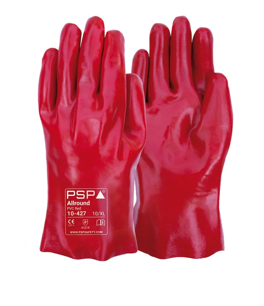 10-427 Allround PVC Red Werkhandschoen - productafbeelding