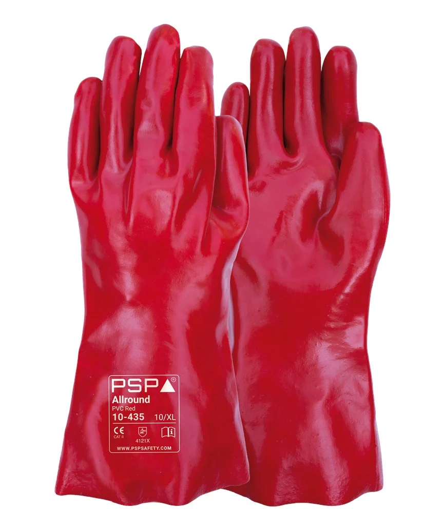 10-435 Allround PVC Red Werkhandschoen