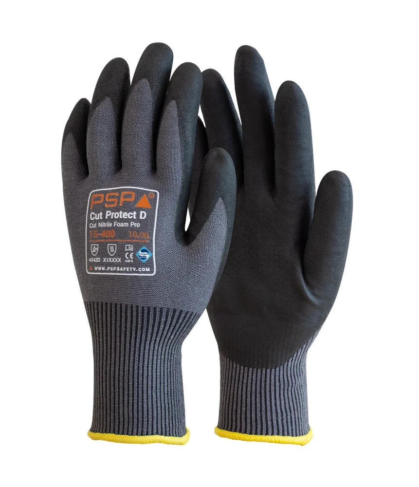 15-400 Cut Protect D Cut Nitrile Foam Pro Werkhandschoen