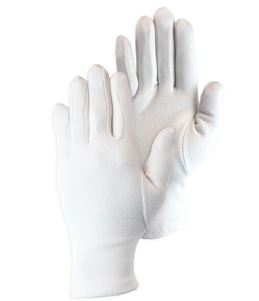 20-240 Interlock Handschoen Wit Zware Kwaliteit