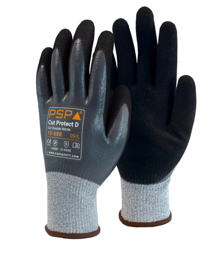 15-688 Cut Protect D, Cut Double Nitrile - productafbeelding