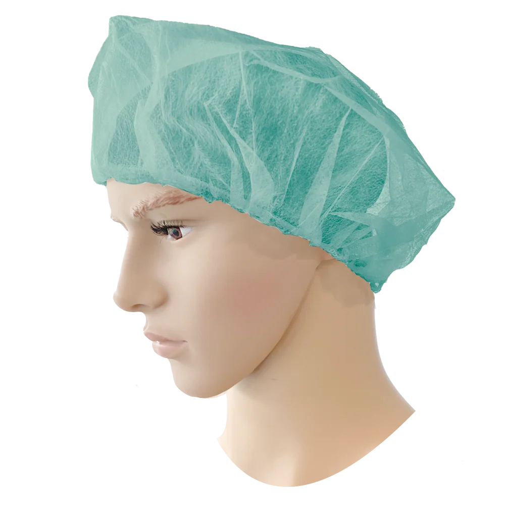 55-307 Disposable Baret PP groen - productafbeelding