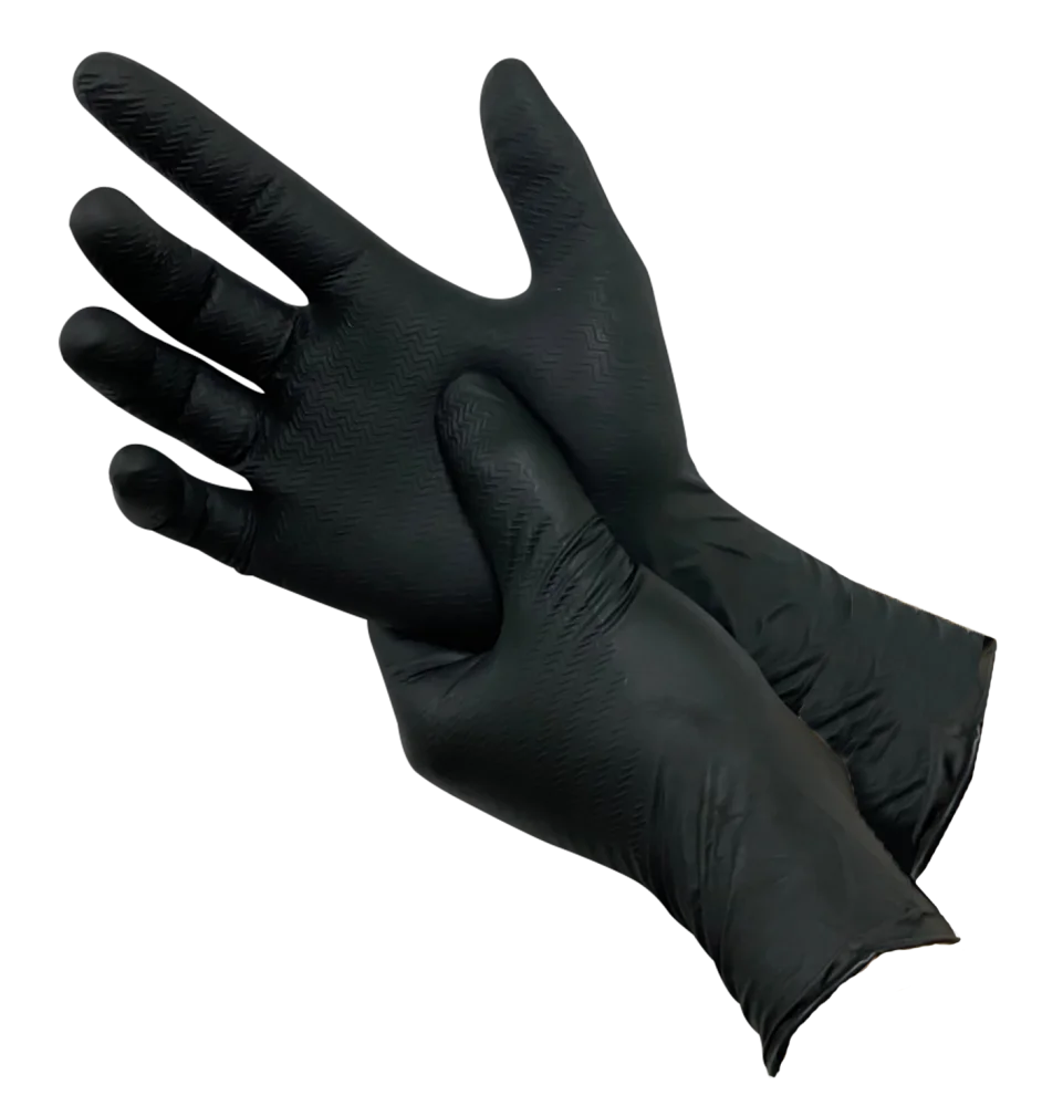 55-246 Single Use Nitrile Gripper Black Pro