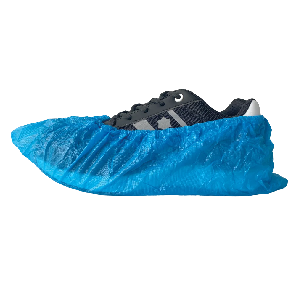 50-155 Disposable Overschoen PE Blauw 55mu