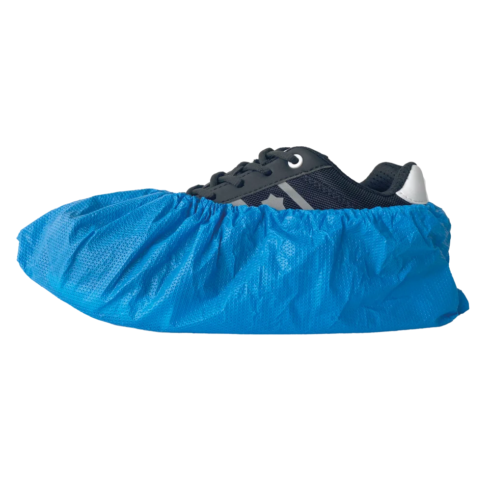 50-255 Disposable Overschoen PE Blauw 130 mu