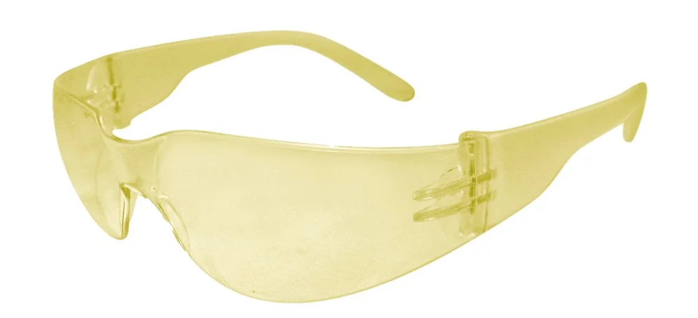 28-004 Veiligheidsbril Basic Yellow AS - productafbeelding