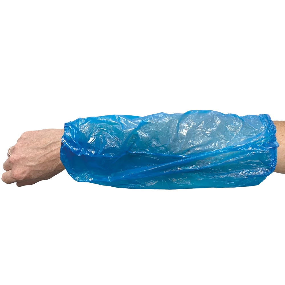 65-115 Disposable Overmouw PE 20mu, blauw