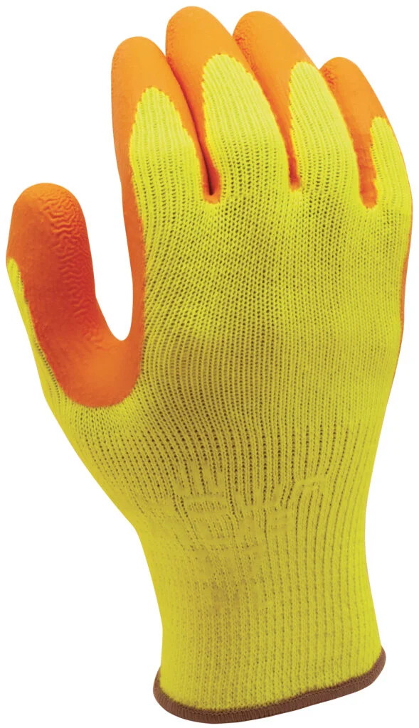 317 Werkhandschoen Latex Hi-Vis - productafbeelding