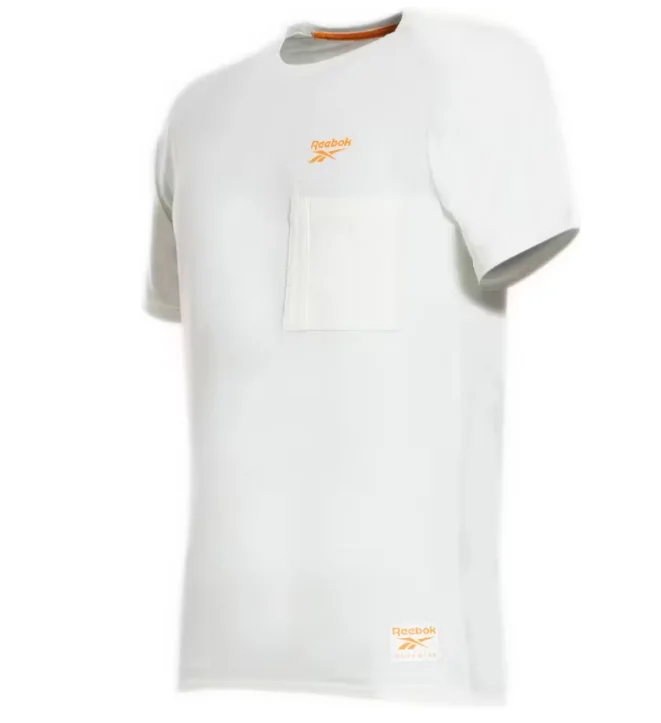 Reebok Knit T-shirt 003 Lockup Wit - productafbeelding