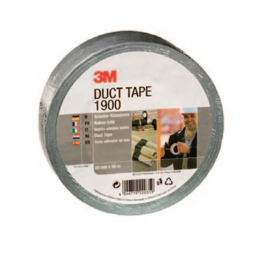 Economy Duct Tape 1900 zwart 50 mtr.