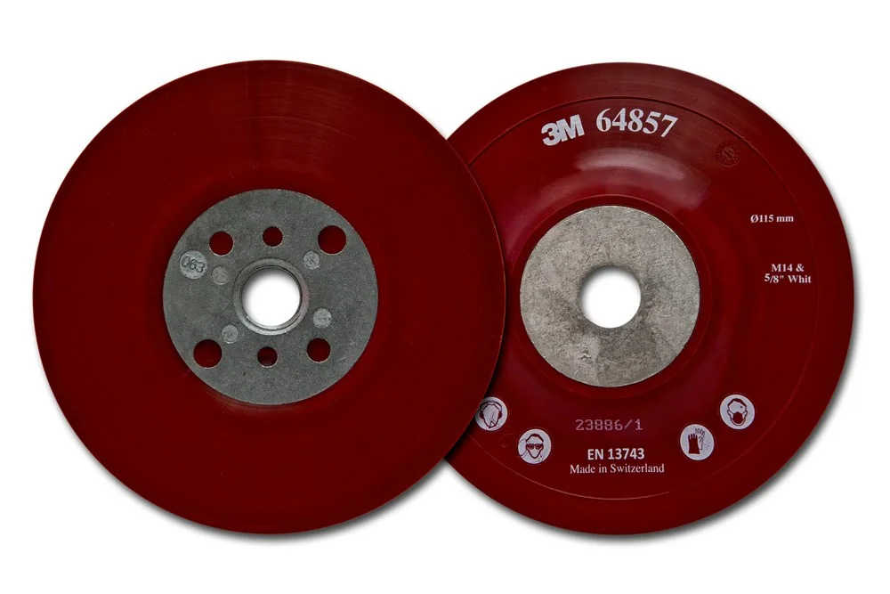 64861 HP geribbelde steunschijf 125mm - productafbeelding