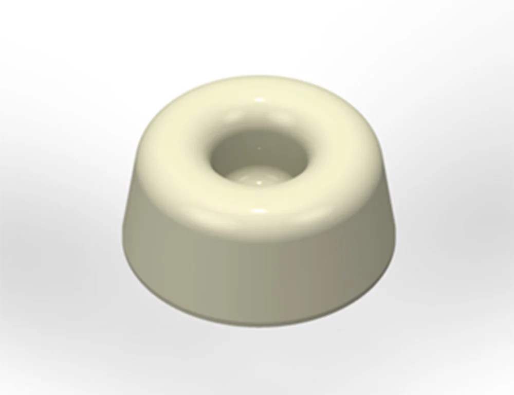 SJ5009 Bumpon wit 1000 stuks - productafbeelding