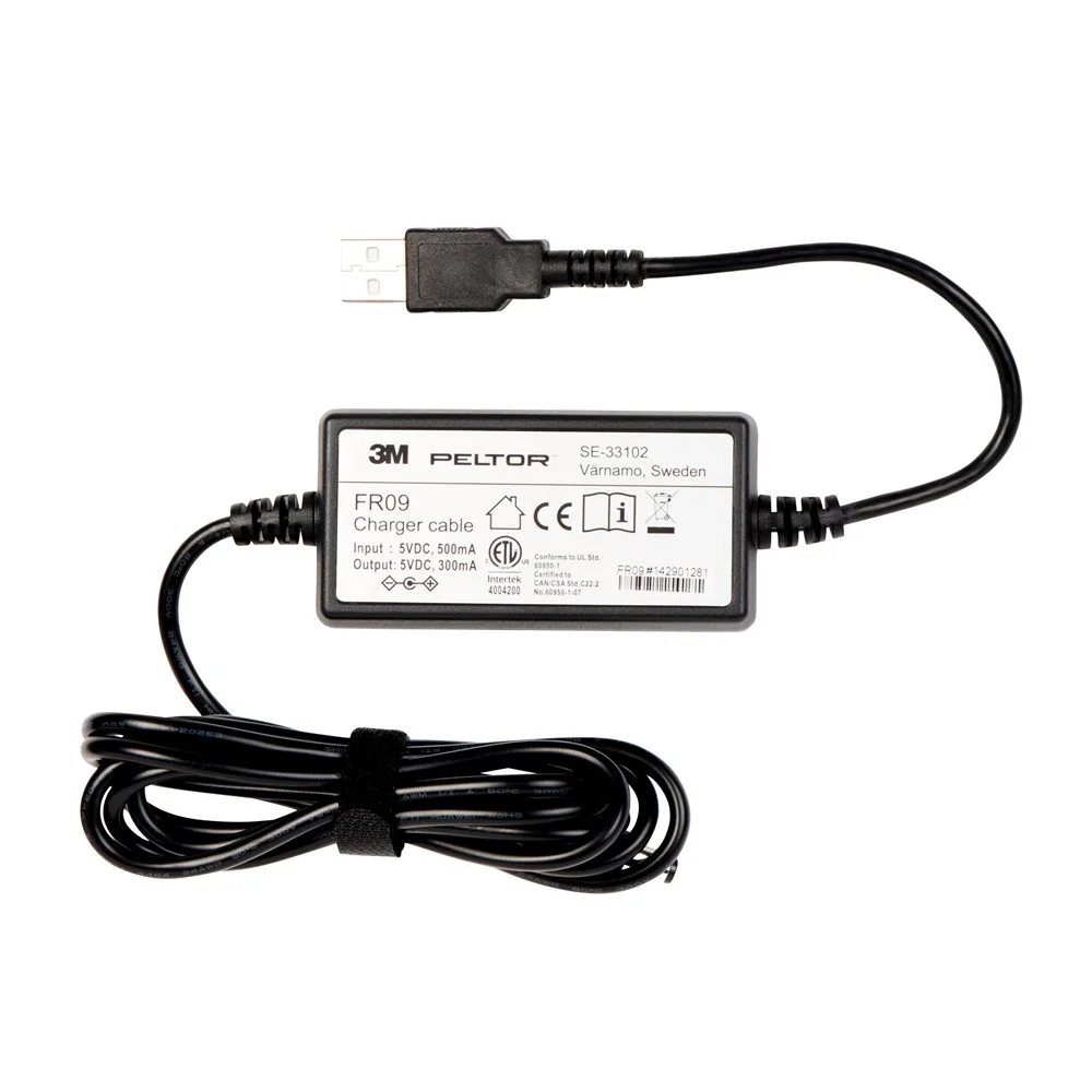 Peltor USB-laadkabel FR09