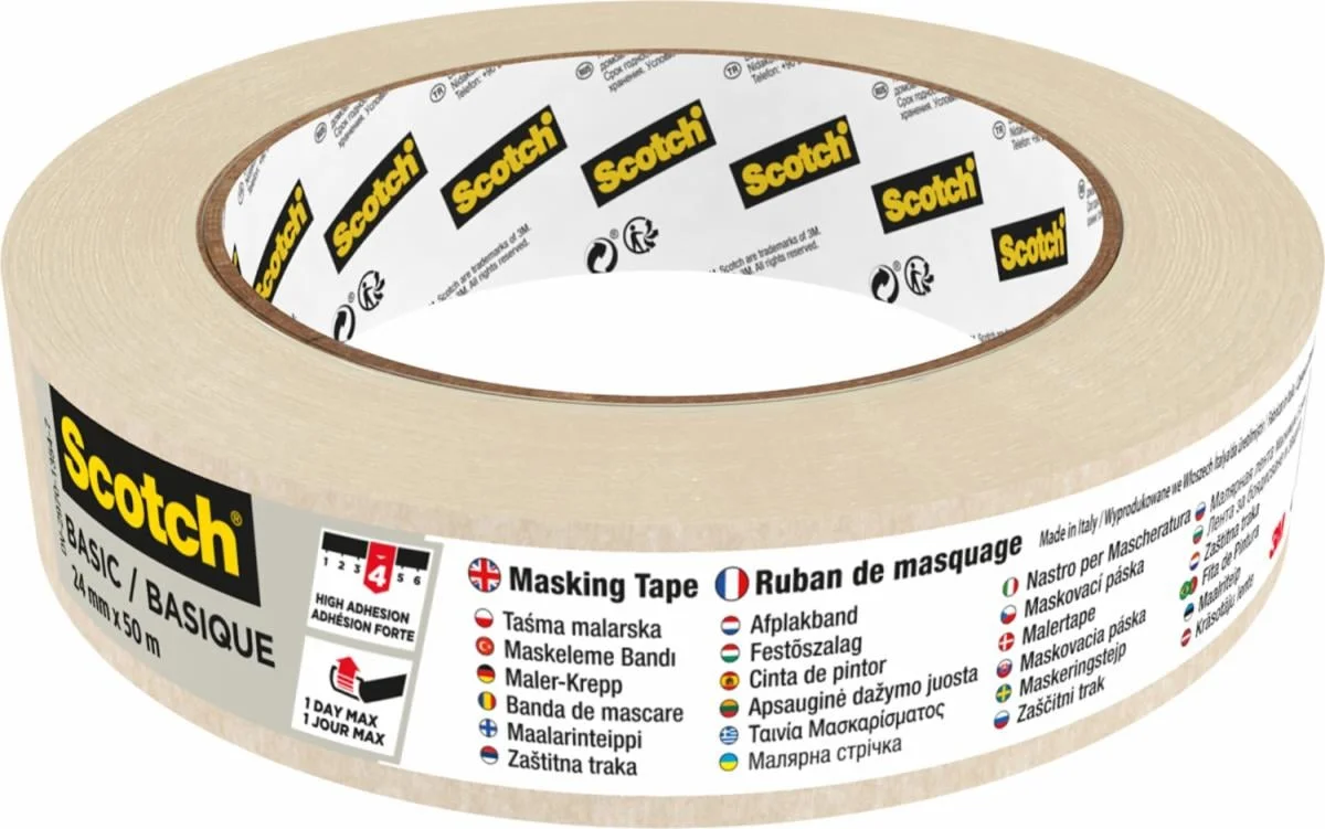 Premium 2450 afplaktape, 24mmx50m