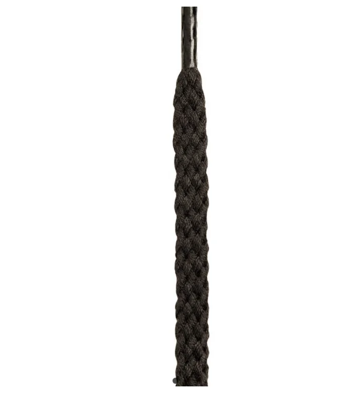 Bata veter rPET zwart rond, lengte 130cm - productafbeelding