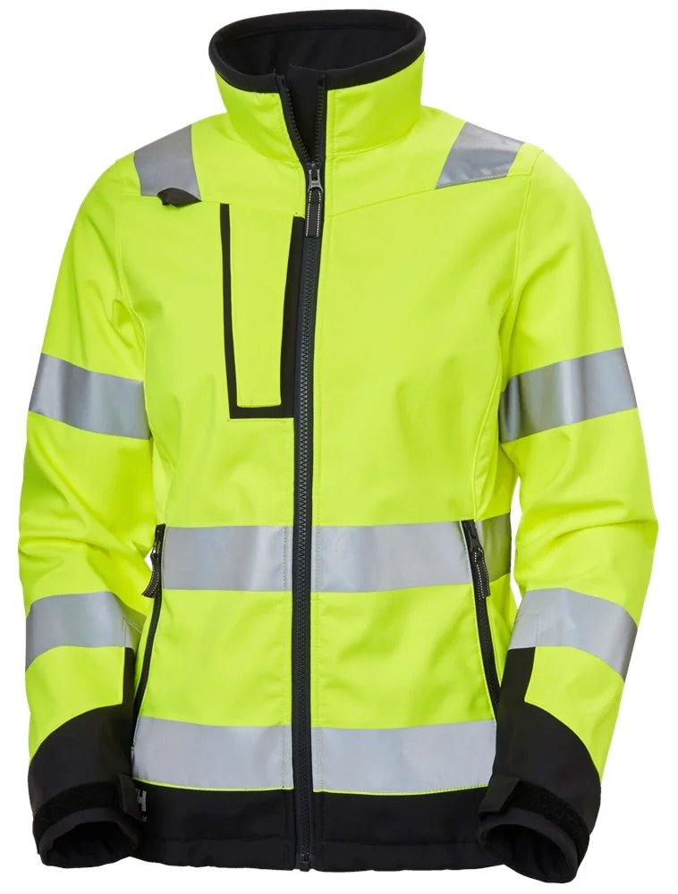 74098 W Luna Hi Vis Softs Jas - productafbeelding