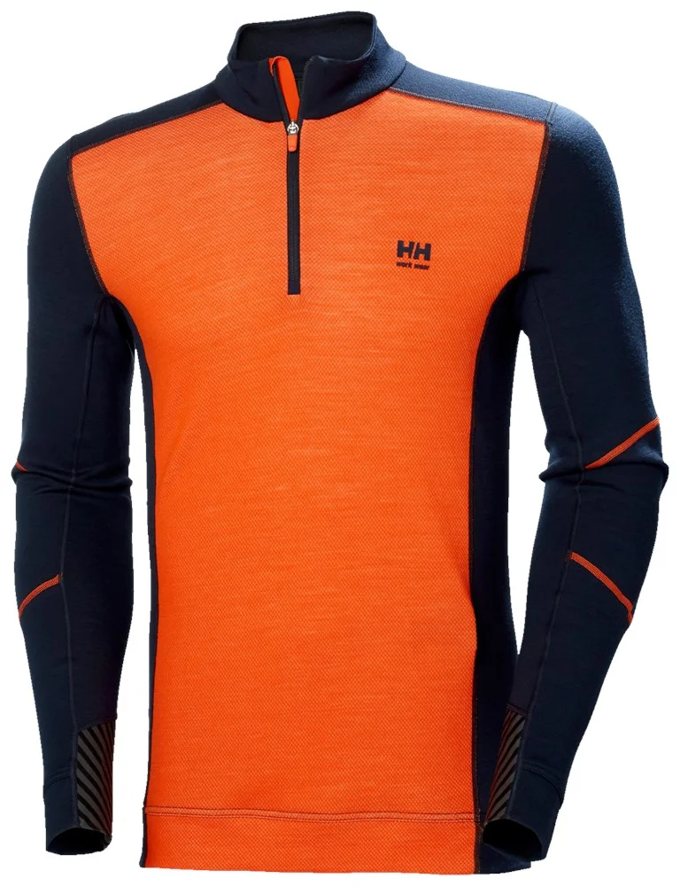 75107 Hh Lifa Merino Halve Rits
