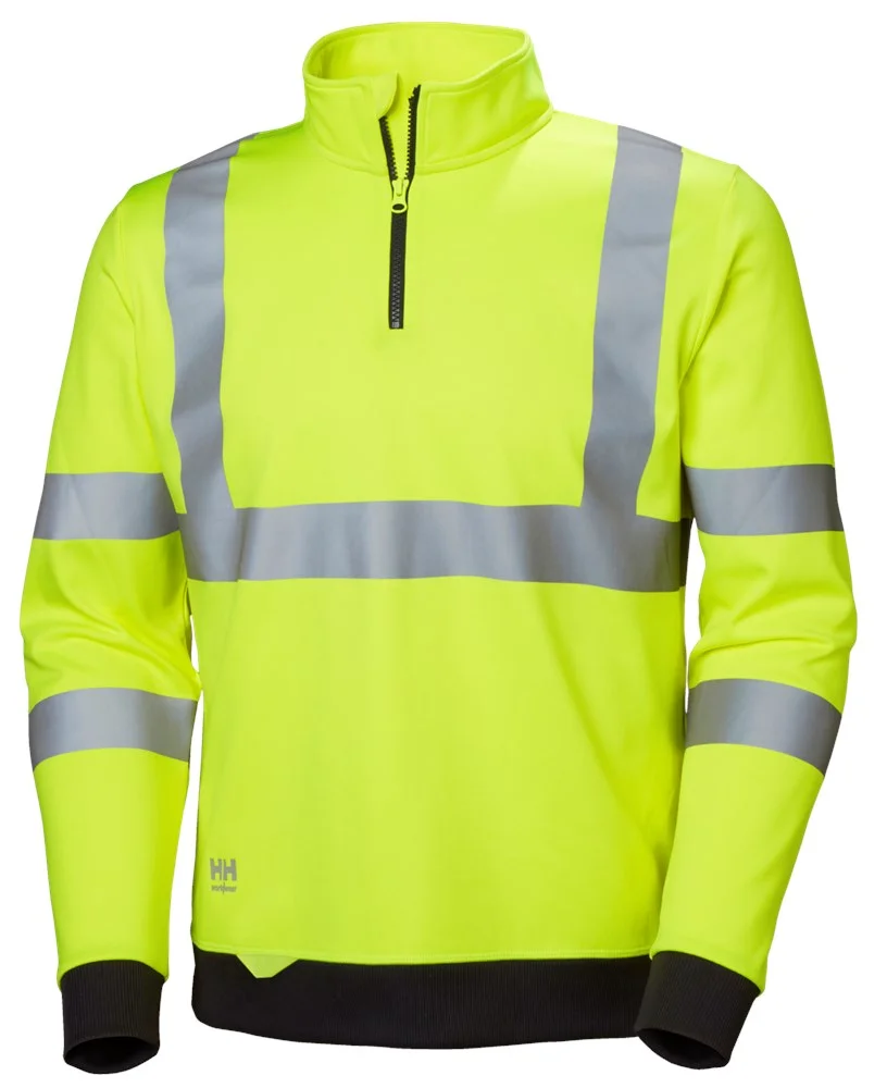79096 Addvis Sweatshirt Met Halve Rits - productafbeelding