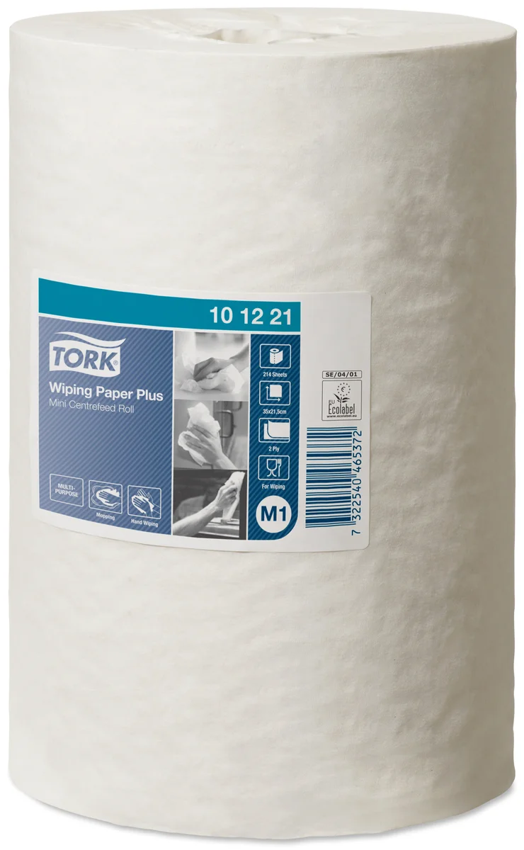 Tork Wiping Paper Plus Mini Centerfeed poetsrol - productafbeelding