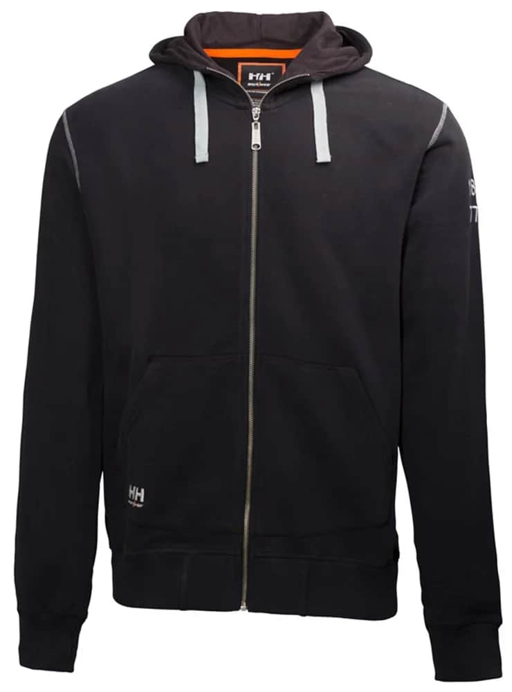 Oxford Zip Hoodie – Professionele, duurzame hoodie met ritssluiting en afneembare capuchon
