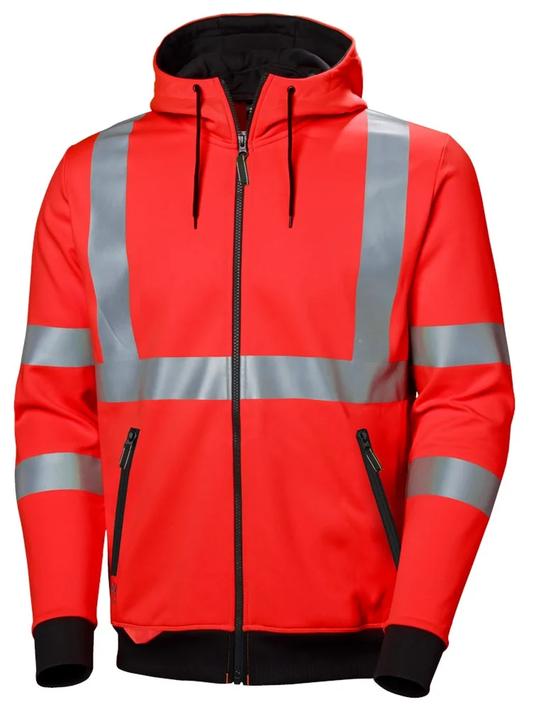 Addvis Rits Hoodie – Reflecterende veiligheidshoodie voor professionals - productafbeelding