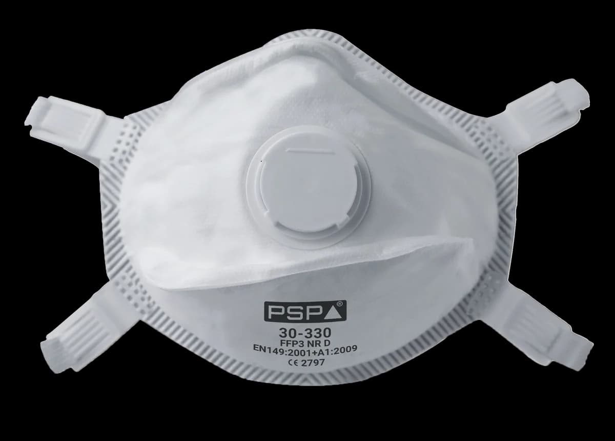 FFP3 stofmasker met ventiel - productafbeelding