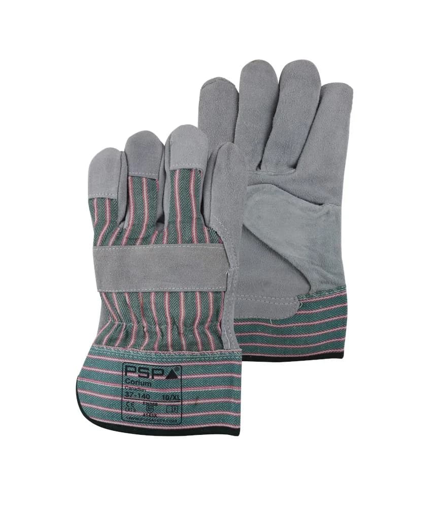 Rundsplitleren Werkhandschoen – A-kwaliteit EN-keurmerken - productafbeelding