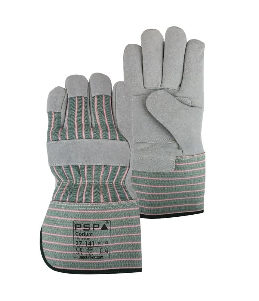 Splitleren werkhandschoen – rundsplit, extra zwaar - productafbeelding