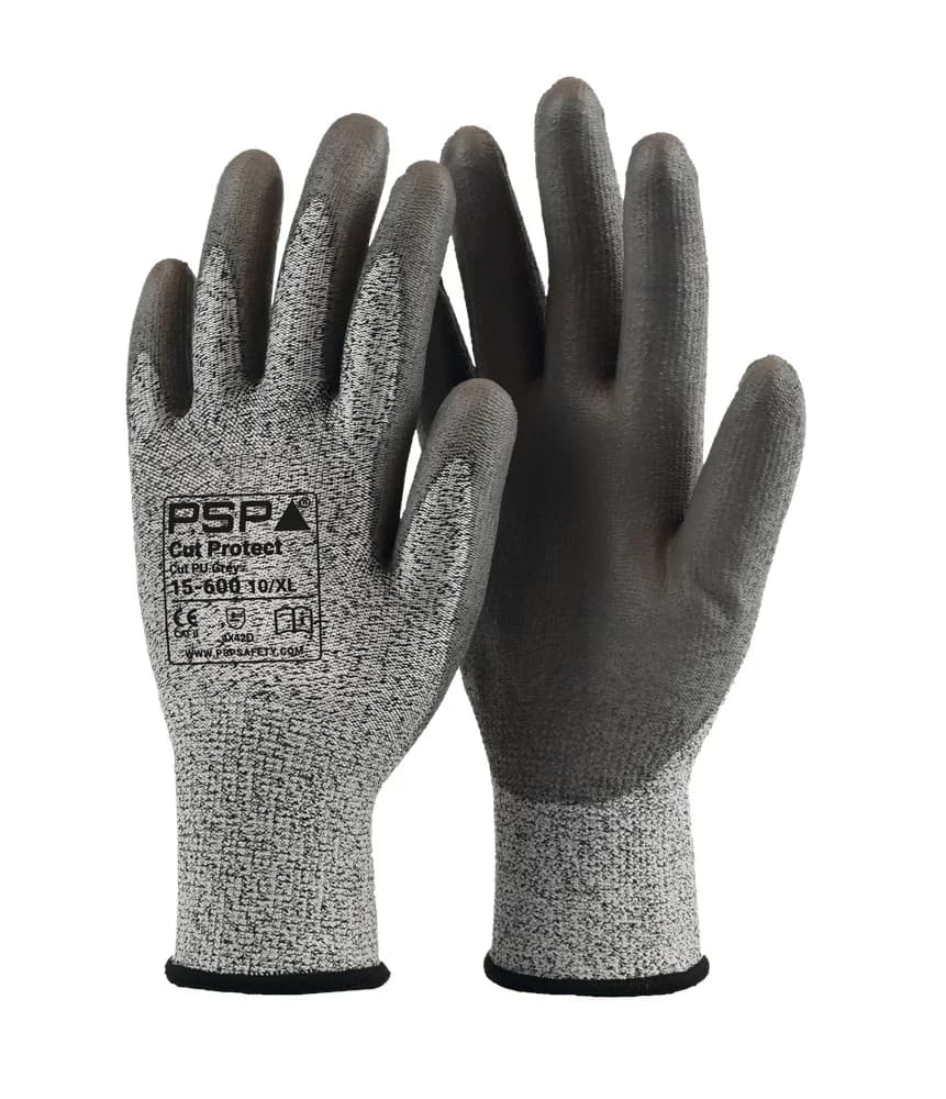 15-600 Cut Protect Cut D PU Werkhandschoen - productafbeelding