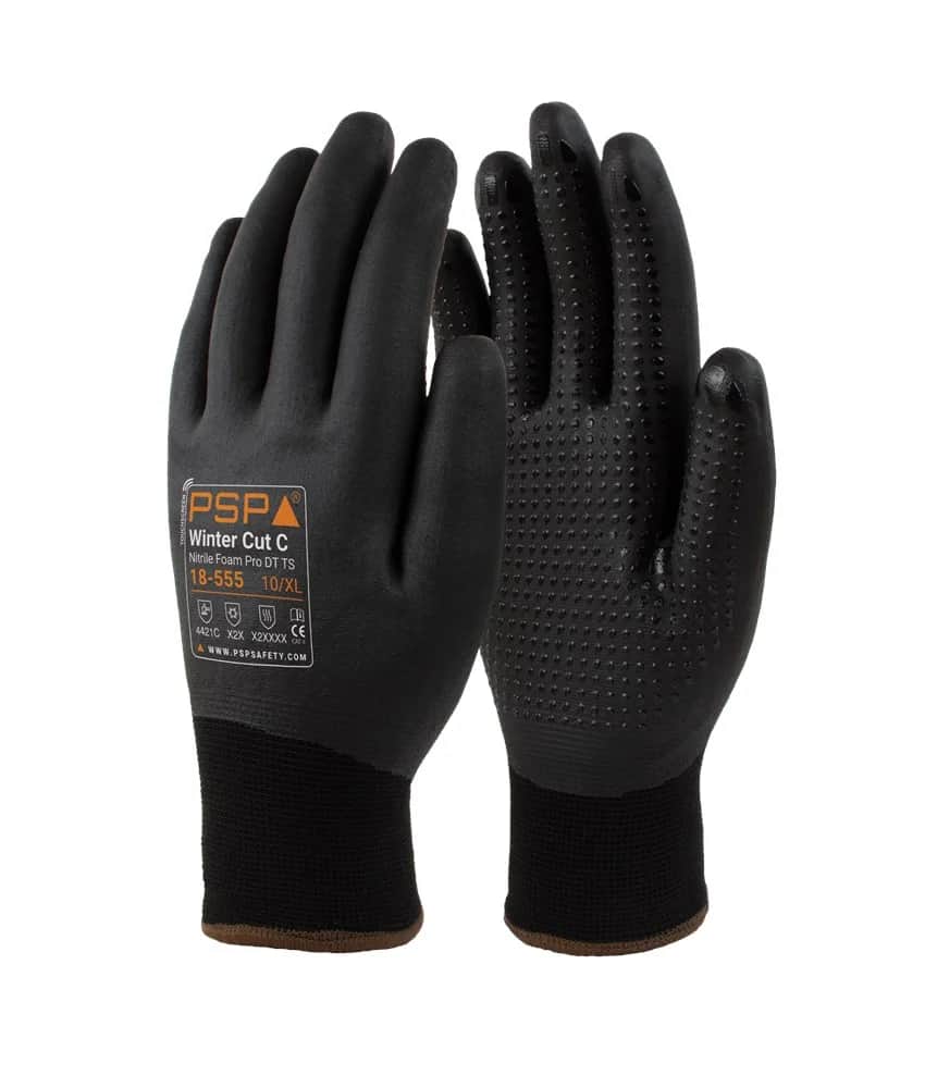 18-555 Winter Cut C Nitrile Foam Pro DT TS – Snijvaste handschoenen met nitril schuim coating