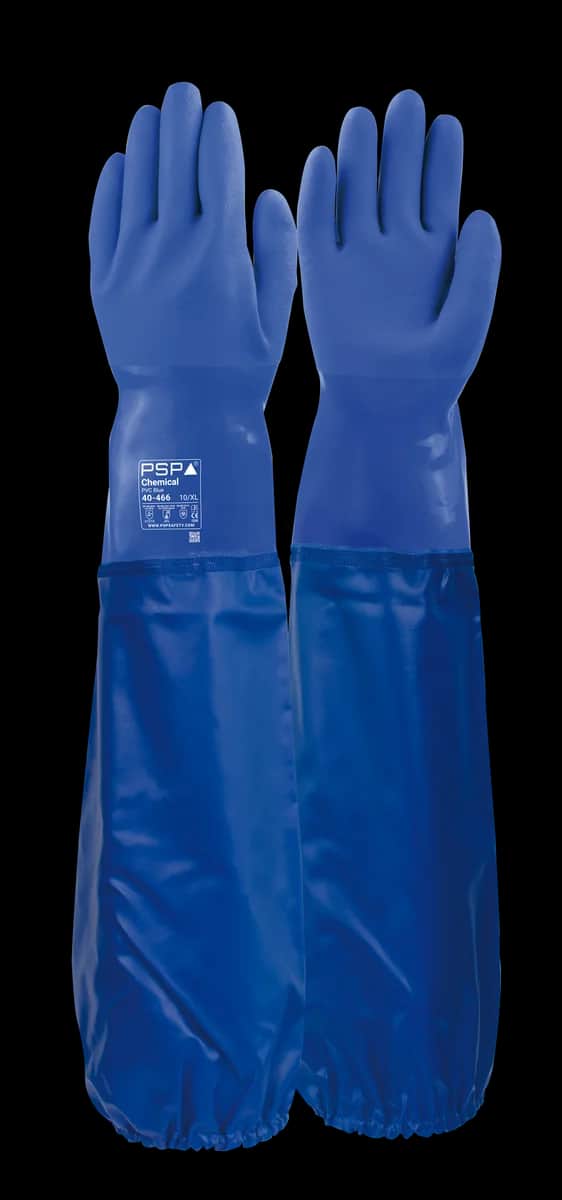 Chemical PVC Werkhandschoenen – Oliebestendig, drievoudig gedipt en antibacterieel binnenvlak