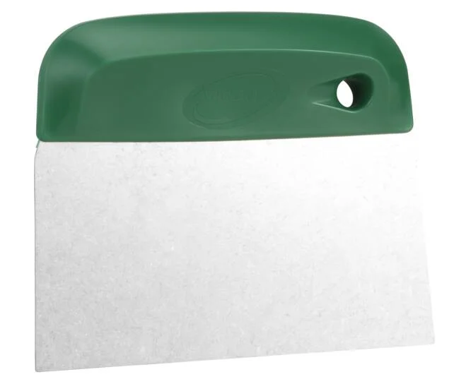 Vikan deegsnijder/handschraper met flexibel roestvrijstalen blad – 146 mm - productafbeelding